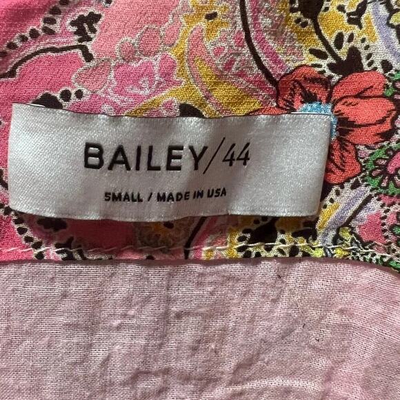 Bailey 44 Day Dream Paisley Pink Ruffle Dress Size Small - Picture 5 of 8